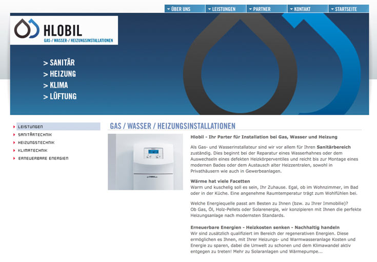 Gas, Wasser, Heizung